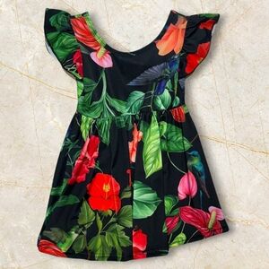 Dot Dot Smile Hummingbird Empire Dress Girls Size 2T Toddler Dark Blue